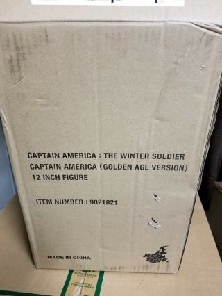 Hot Toys Mms 240 Captain America 2 Steve Roger (golden Age Version) Pre Owned
