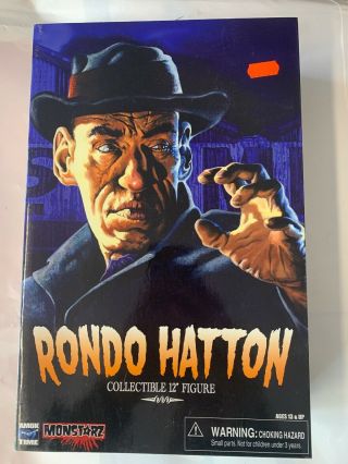Monstarz Rondo Hatton Collectible 12” Figure Brand Rare Amok Time