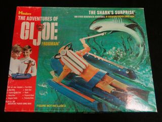 Vintage 1969 Hasbro Adventures Of Gi Joe The Shark Surprise Complete