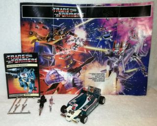 Hasbro Transformers Autobot Spy Mirage 1984 G1 Action Figure Rare Box Weapons 4