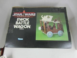 Vintage Star Wars Power of the Force EWOK BATTLE WAGON w/Original Box POTF 2