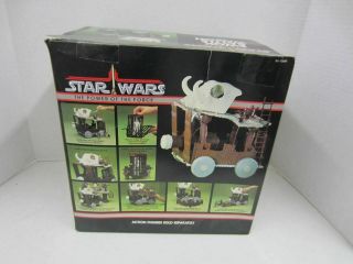 Vintage Star Wars Power of the Force EWOK BATTLE WAGON w/Original Box POTF 4