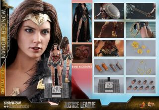 WONDER WOMAN DELUXE VERSION JUSTICE LEAGUE SIXTH SCALE FIGURE BY HOT TOYS 12