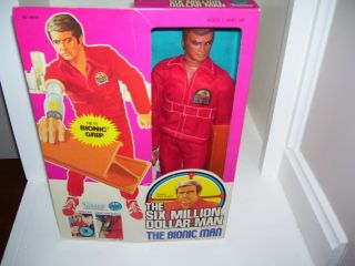 Misb 2nd/ed Six Million Dollar Man Bionic Kenner From Bionic Woman 1977