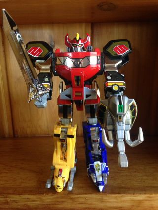 Bandai Mighty Morphin Power Rangers Legacy MMPR 2015 Dino Megazord 100 Complete 5