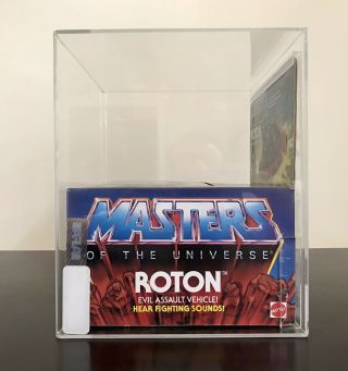 vintage 1983 Masters of the Universe ROTON AFA U 85 NM,  Unpunched MOTU - 4