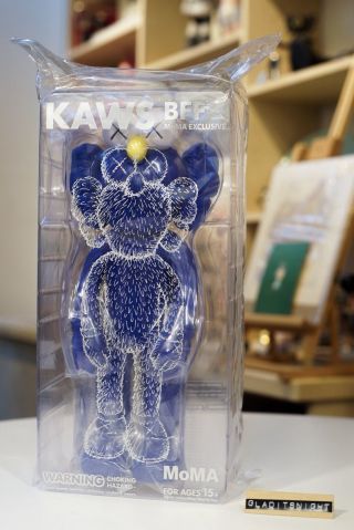 Authentic Kaws Bff Blue Vinyl Open Edition 2017 Moma Exclusive