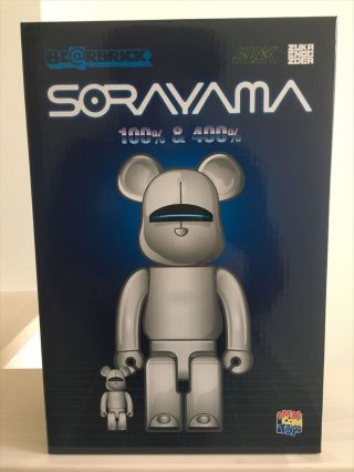 Be@rbrick Bearbrick Medicom.  Sorayama Sexy Robot Be@rbrick 100 & 400