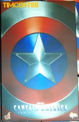 Hot Toys Mms156 Captain America The First Avenger Chris Evans 1/6 Figure