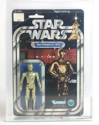1978 Vintage Kenner Star Wars 12 Back - C C - 3po Afa 60 Ex 13540533