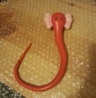 Rare 2003 Kaws Bendy Red/pink Ears Figure Medicom Toys