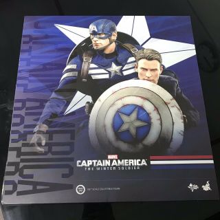 Hot Toys Captain America Winter Soldier: Stealth Strike Steve Rogers Head