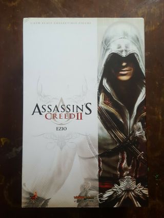Hot Toys Ezio Assassin ' s Creed II RARE 1/6 12 inch Action Figure 2