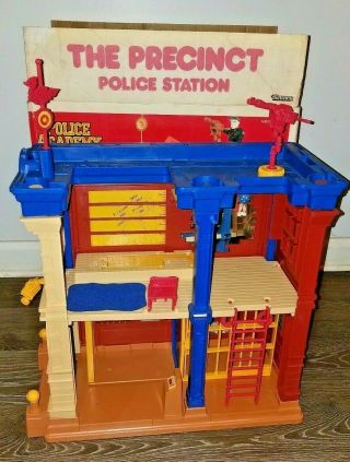 Police Academy The Precinct Station Playset Complete Opened Kenner 66210 1988