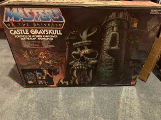He - Man 1981 Mattel Motu Castle Grayskull 100 Complete W/ First Issue Box