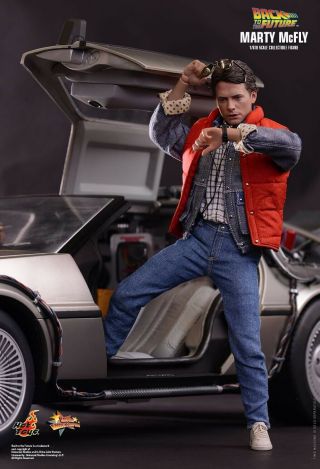 Hot Toys Marty Mcfly Exclusive Mms257 Back To The Future 1/6 Scale Figure