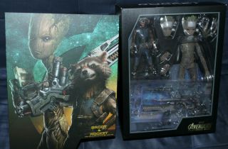 Hot Toys 1/6 Guardians of the Galaxy ROCKET and GROOT Set MMS254 4