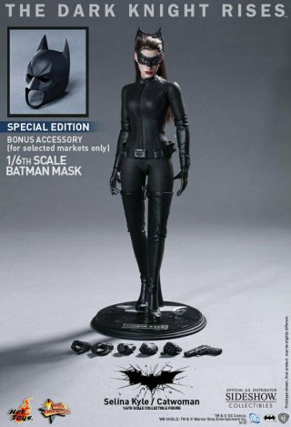 Hot Toys Batman Catwoman Selina Kyle 1:6 Figure Exclusive In Brown Box