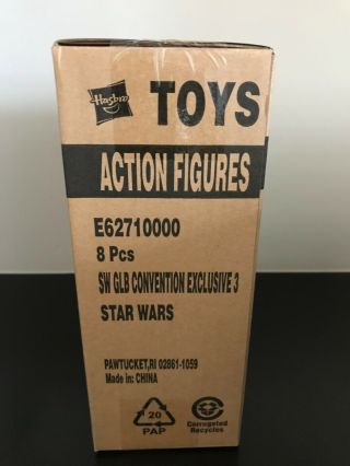 Star Wars SDCC 2019 Darth Vader prototype hasbro case of 8 NRFB 5