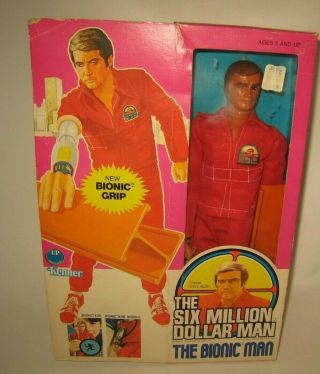 1973 Kenner Steve Austin The Six Million Dollar Bionic Man Mib