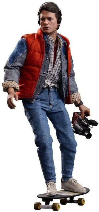 Hot Toys Movie Master Piece Back To The Future Marty Mcfly 1/6 Action Figure
