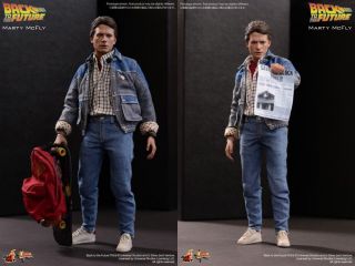 HOT TOYS Movie Master Piece Back To the Future Marty McFly 1/6 Action Figure 3