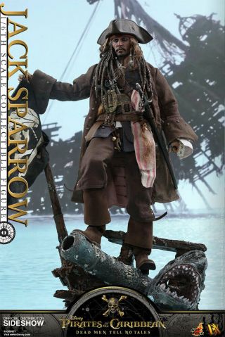 Hot Toys Jack Sparrow Pirates Of The Caribbean Dx 15 1/6 Scale