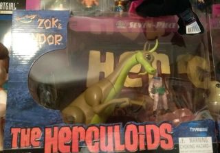 Hanna Barbera Herculoids Zok & Zandor Box Set From Toynami - &