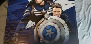 Hot Toys Captain America/steve Rogers Winter Soldier 2 Pack Mms243 Complete