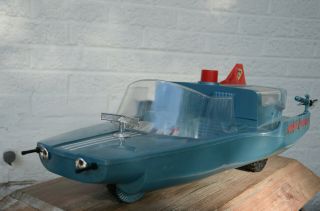 Vintage 1967 Ideal Captain Action Silver Streak Car Amphibian Vehicle Rare Toy