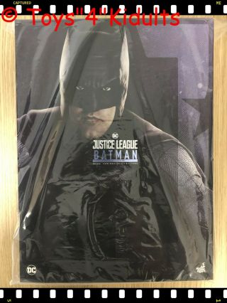 Hot Toys Mms 456 Justice League Batman Ben Affleck 1/6 Figure Deluxe Version
