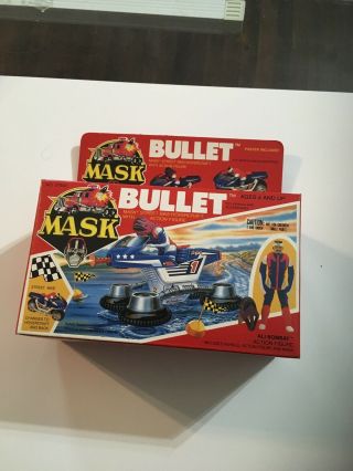 Rare Vintage 1986 Kenner M.  A.  S.  K.  Mask Bullet Box