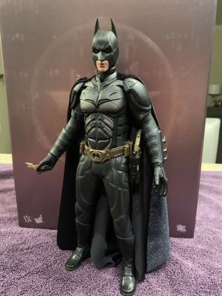 Hot Toys Dx02 The Dark Knight Batman 1/6 Scale Figure W/ Custom Cape