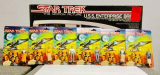 1980 Mego Star Trek Motion Picture U.  S.  S.  Enterprise Bridge Playset & 6 Figures