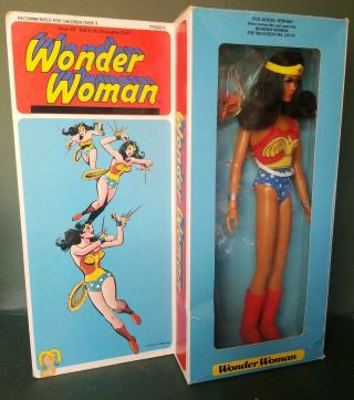 1976 Mib 12 " Mego Lynda Carter Wonder Woman Doll