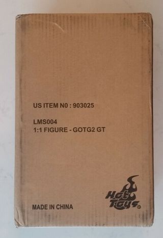 Life - Size 1:1 Baby Groot Hot Toys Lms004 Gotg Vol.  2 Shipper Avengers