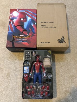 Hot Toys Spider - Man Homecoming Mms425 Tech Suit Regular Version
