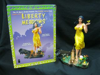 Cs Moore Liberty Meadows Brandy Statue Frank Cho Sculpted By Clayburn Moore