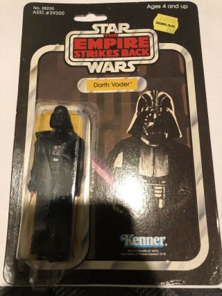 Vintage Star Wars Darth Vader Moc Esb 41 - Back 1980