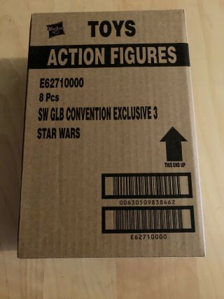 2019 Sdcc Star Wars Darth Vader Prototype Hasbro 8 Figure Case Nrfb