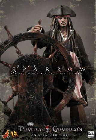 Hot Toys 1/6 Pirates Of The Caribbean On Stranger Tides Jack Sparrow Dx - 06 Misb