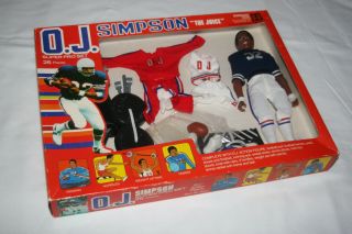 1975 Shindana Toys O.  J.  Simpson " The Juice " Pro Set