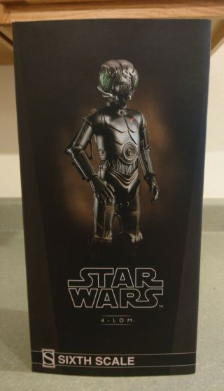 Sideshow Collectibles Star Wars Limited Edition 4lom 12 " 1/6 Scale Figure