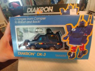 Diaclone Diakron Dk - 3 Blue Trailbreaker Mib Gem Transformer