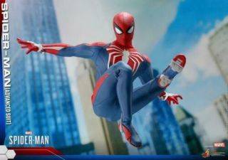 1/6 Hot Toys VGM31 Marvel ' s Spider - Man movie Action Figure Advanced Suit model 2