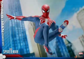1/6 Hot Toys VGM31 Marvel ' s Spider - Man movie Action Figure Advanced Suit model 6