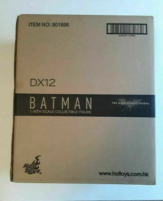 Hot Toys Dx12 The Dark Knight Rises Batman Bruce Wayne W/ Alternate Headsculpt