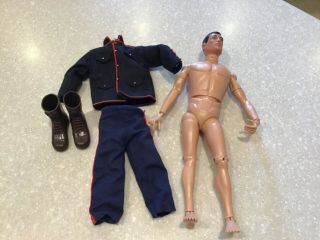 Vintage 1964 Gi Joe Action Figure With Outfit And Boots
