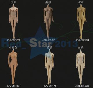 JIAOU DOLL Female Figure 1/6 Scale Big Chest Seamless Europe Muscle Girl Body 2