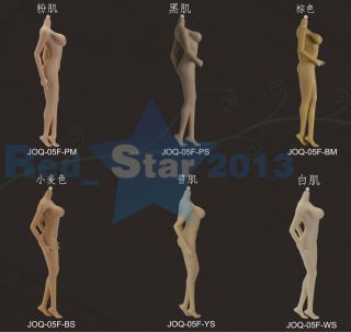 JIAOU DOLL Female Figure 1/6 Scale Big Chest Seamless Europe Muscle Girl Body 3